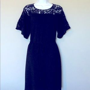 Yoana Baraschi beautiful black lace dress, size small